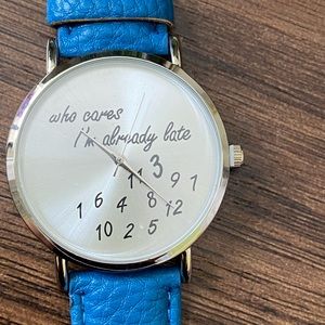 Stainless steel back watches in genuine leather